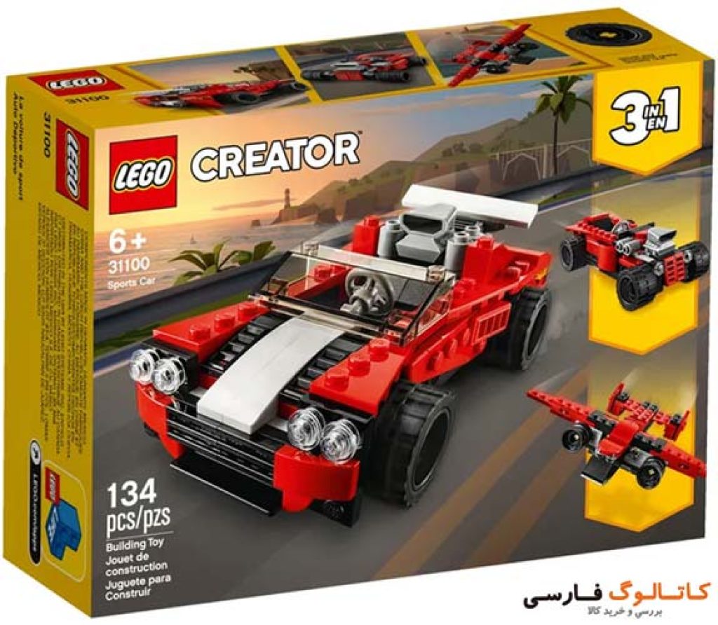 لگو ماشین 18 لگو-31100-کریتور-ماشین-مسابقه-ای-Lego-31100-Creator-کاتالوگ-فارسی---1