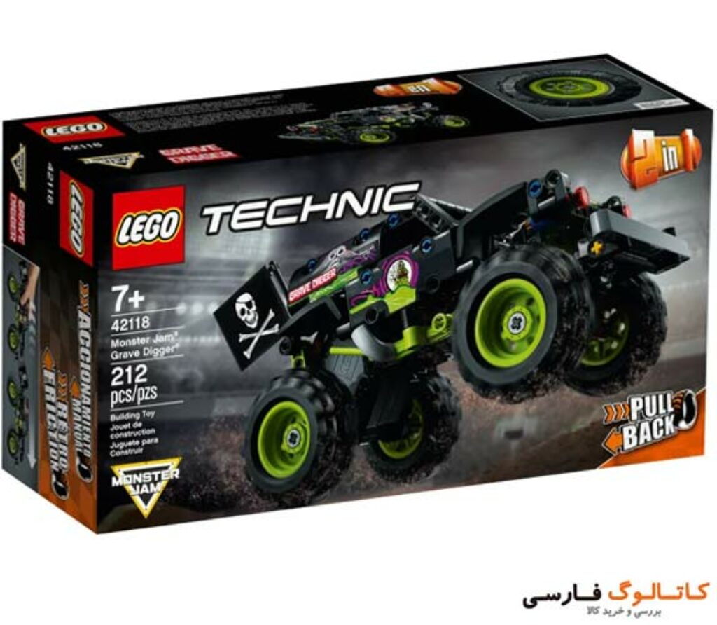 لگو ماشین 1 لگو-42118 سری تکنیک ماشین نمایشیMonster Jam Grave Digger