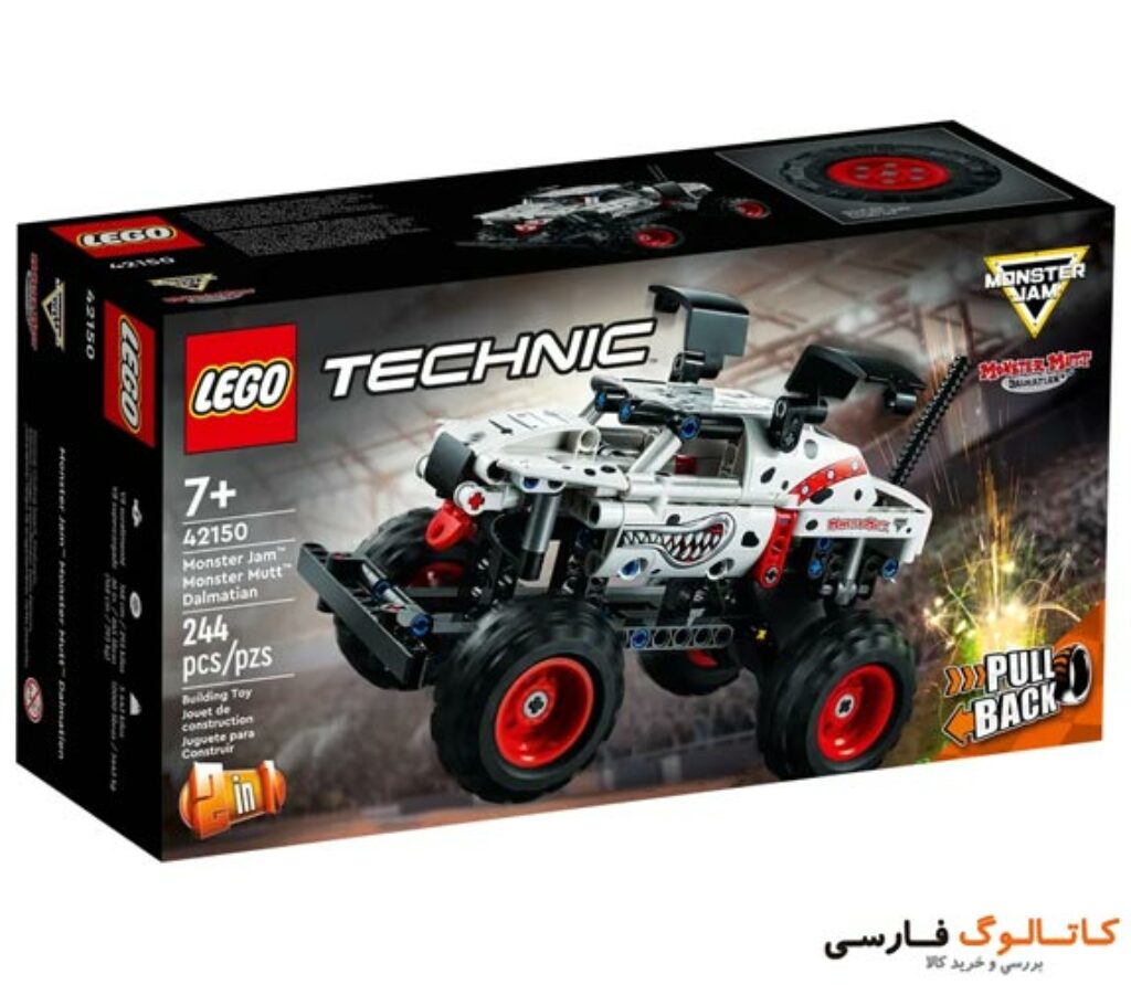لگو ماشین 6 لگو-42150-ماشین-سفید-Lego-Monster-Mutt™-Dalmatian-جعبه