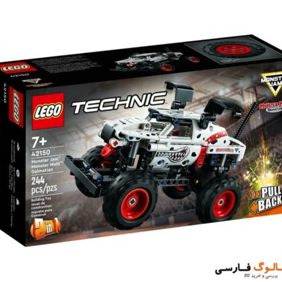 لگو-42150-ماشین-سفید-Lego-Monster-Mutt™-Dalmatian-جعبه