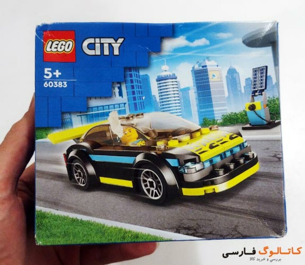 لگو ماشین 20 لگو-60383-ماشین-اسپورت-برقی-روی-جعبه