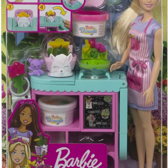 باربی گل فروش روی جعبه Barbie GTN58