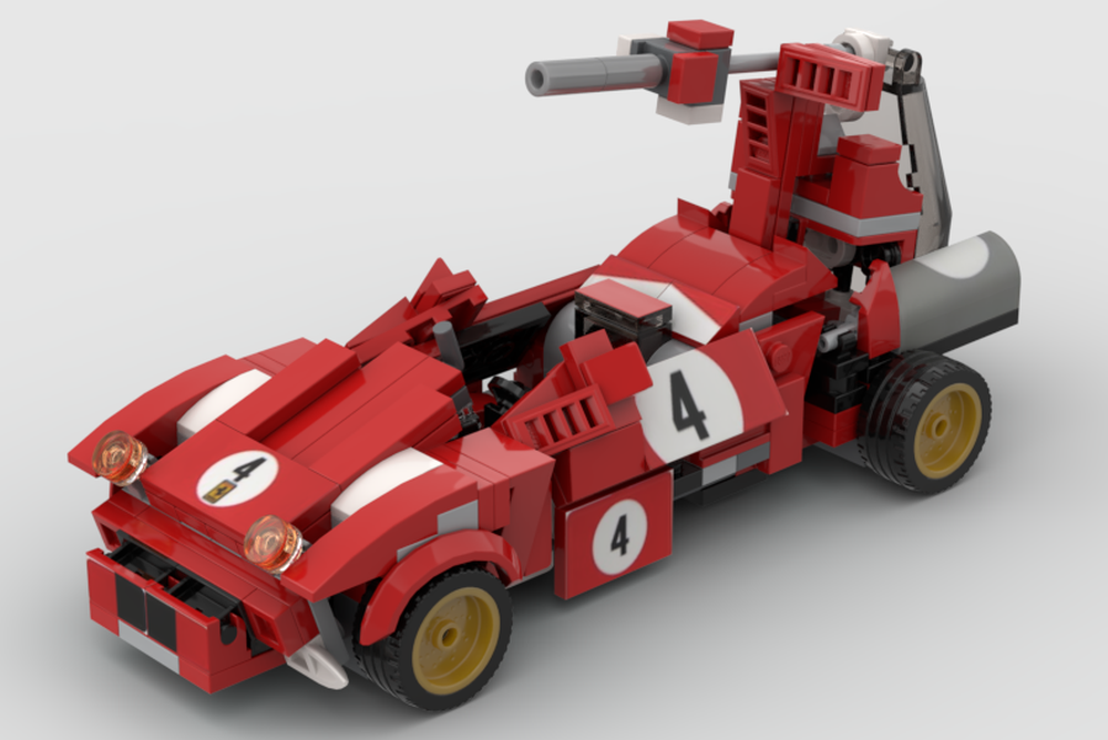 لگو فراری قرمز 76906- مدل دوم