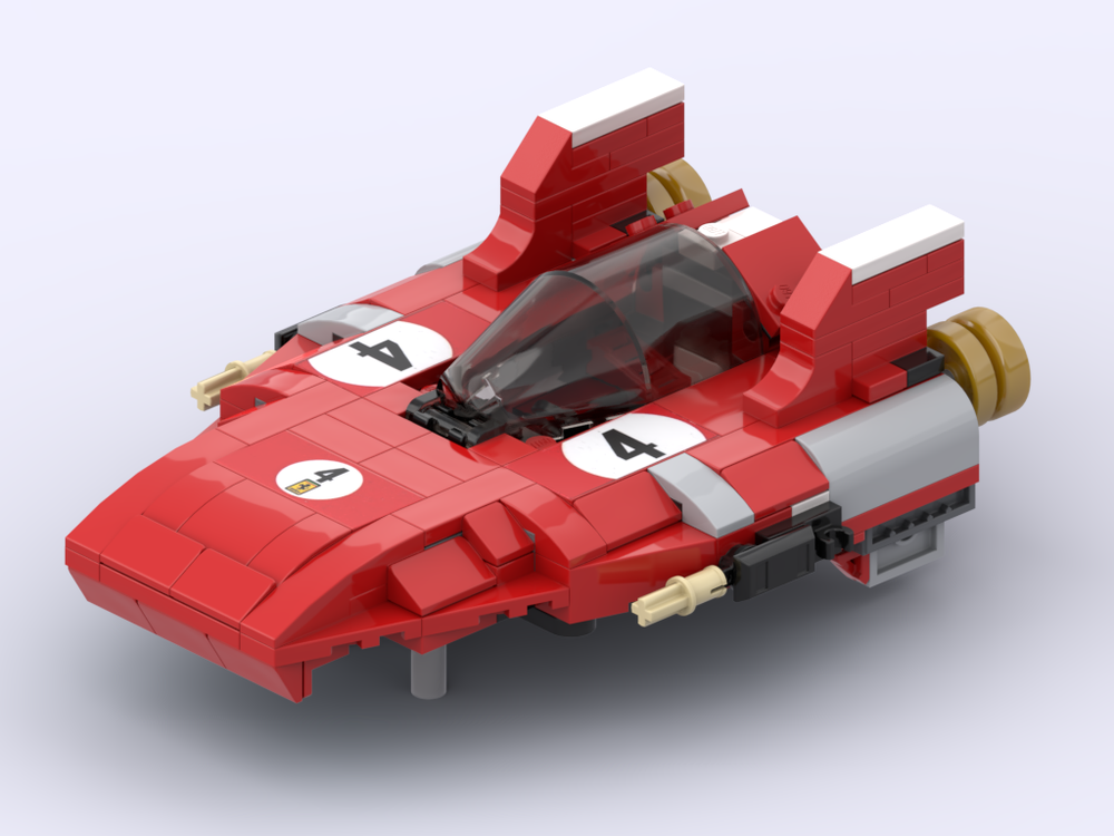 لگو فراری قرمز 76906- مدل سفینه