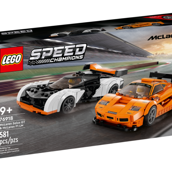 لگو مک لارن سری اسپید Speed مدل McLaren Solus GT & McLaren F1 کد 76918 -روی جعبه